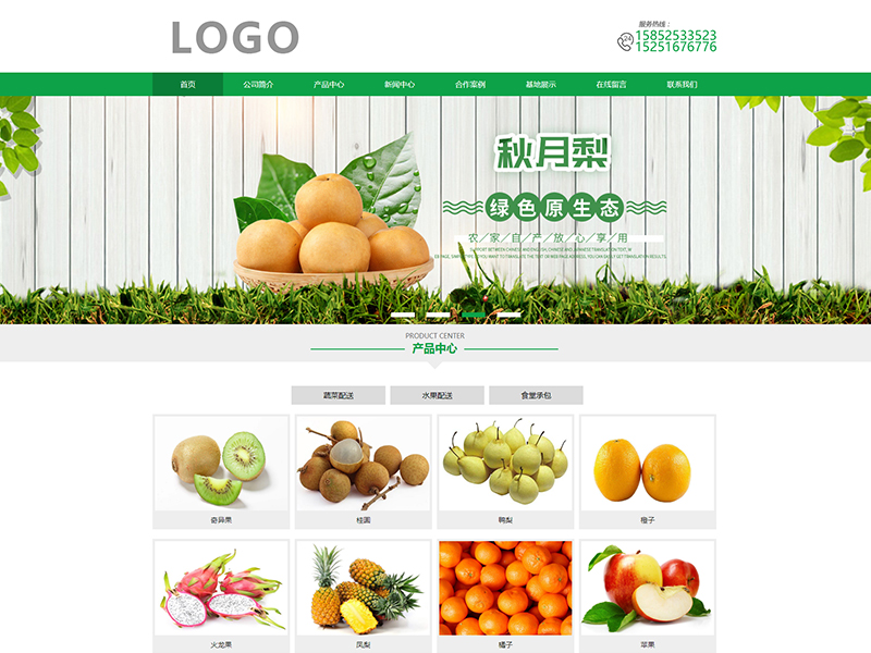A0077-蔬菜水果行业网站